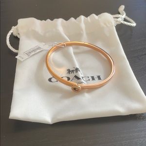 NEW coach gold bracelet